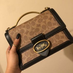 Coach signature Riley and mini snakeskin troupe